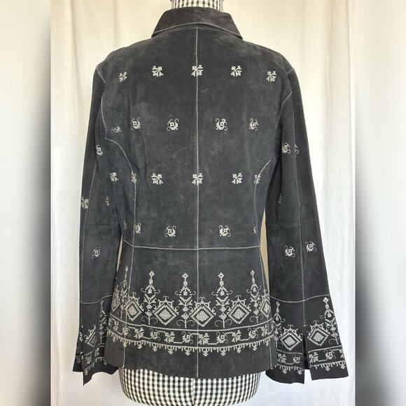 ISO Margaret Godfrey Embroidered Coat Size 6 or 8 - Picture 2 of 2